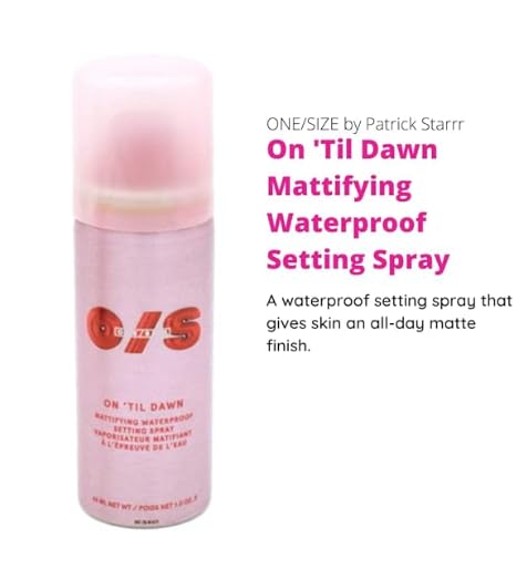 ONE/SIZE.by.Patrick.Starrr On 'Til Dawn Mattifying Waterproof Setting Spray (1 oz/ 46 mL), Clear