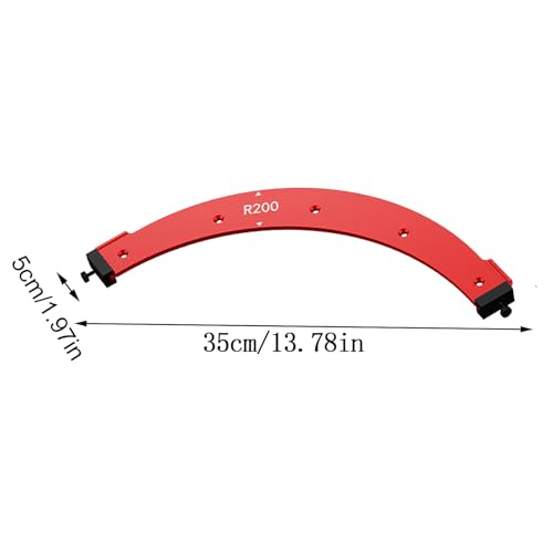 Modèle de fraisage de rayon d'angle et gabarits de défonceuse robustes - 5