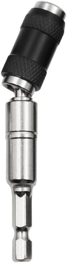 Screwdriver Bit Holder 1/4'' Hex Magnetic Extension Rod Quick Change Drive Guide Drill Tip Hand Tool Screwdriver Accessorie(Black)