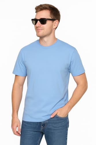 Image of Men's T-Shirts Ringspun Cotton Crew Neck Tee Shirts|Casual Wear T Shirt | Pre Shrunk with Panel Wash