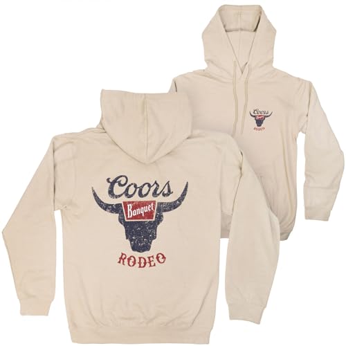Coors Banquet Rodeo Logo Sand Pull-Over Hoodie