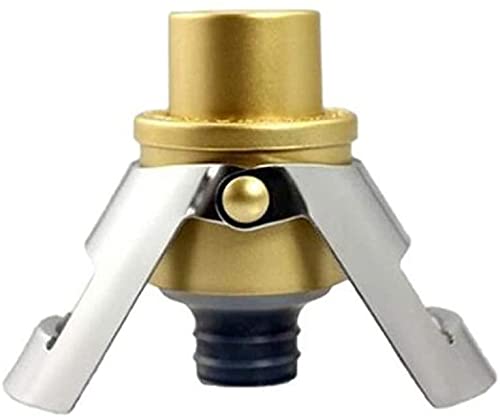 Bouchon Bouteille Vin Bouchon De Vin Bouchon de Champagne 304 en Acier Inoxydable Champagne Portable liège Tenant la Machine Barre liège de vin vin Mousseux 929(Color:A)