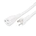 Amazon Basics Extension Cord, 10 Ft, 3 Prong Outlet Extender, Indoor Extension Cord, 13 Amps, 125V, White