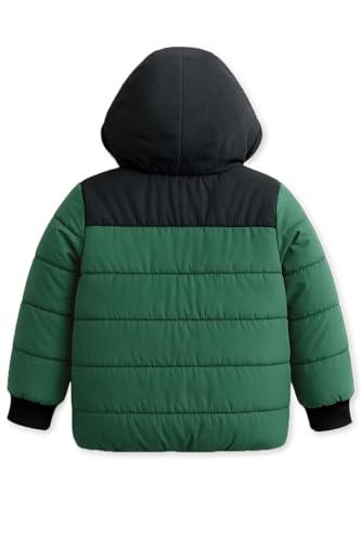 Image of Trampoline Kids Colorblock Puffer Jacket with 2 Front Pockets