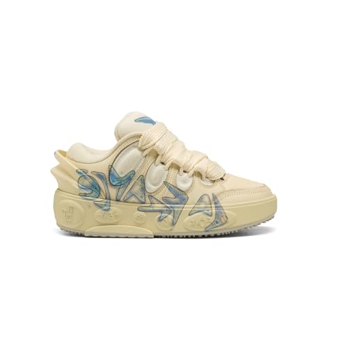 PUMA Kids Boys La Francé Airbrush Lace Up Sneakers Shoes Casual - Yellow