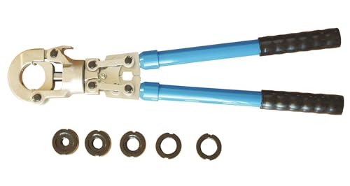 SOMATHERM FOR YOU, Pince à sertir manuelle pour raccords PER et multicouche, diamètres 12 à 26 mm, mâchoires profil H, tête rotative, manches...