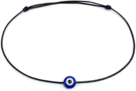SUSVIJTRENDING EVIL EYE BLACK THREAD ANKLET_Silk Dori For Girls| Women| Teenager Free Size