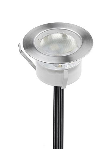 SUBOSI LED Einbaustrahler Für Außen – 0,6W, IP65, Wasserdicht, Warmweiß (26 Mm, DC12V)