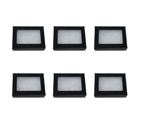 6 Pack of 3.5 x 2 x 0.75 Riker Display Case Mount Box for Collectibles and Artifcats