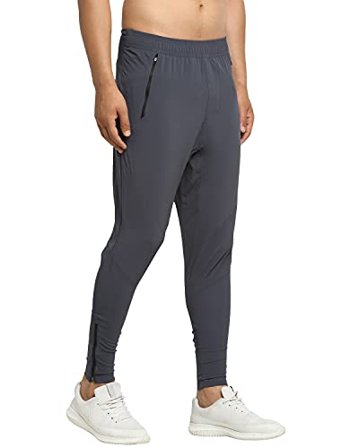 Image of Invincible Men's Athleisure Gym Wear Running Workout Training Fitted Track Pants