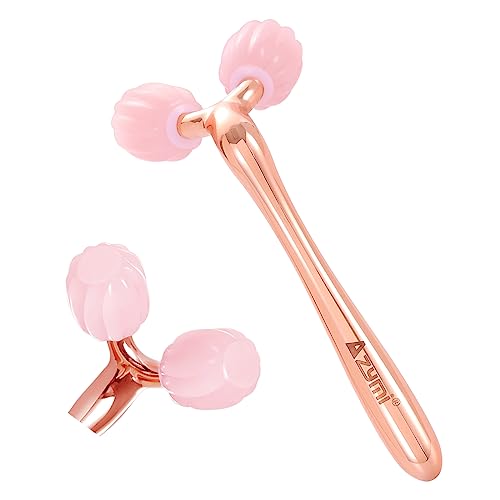 Rouleau de jade 3D quartz rose pour soulager les tensions corporelles après le travail