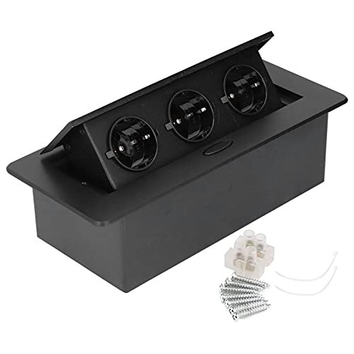 Mejores precios y opiniones de Cajas para contactos y apagadores los más solicitados. 33 Enchufe de escritorio, caja de conectividad de mesa 16A que carga para multimedia para sala de conferencias para encimera