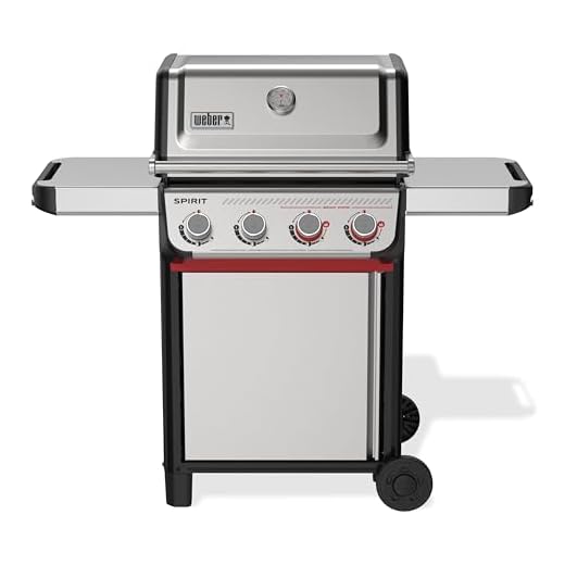 Weber SPIRIT 4-Burner Grill S-425 Liquid Propane Stainless Steel