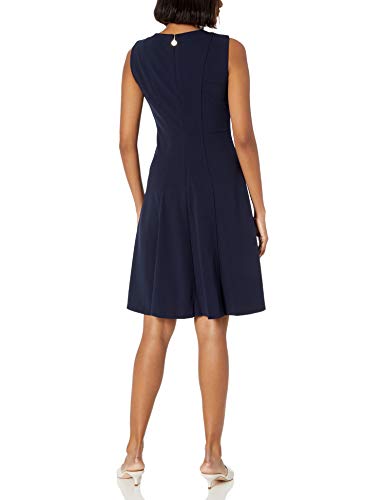 Image of Tommy Hilfiger Womens Solid Fit and Flare