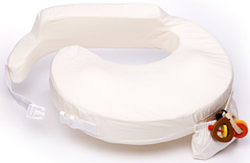 My Brest Friend Original Nursing Posture Pillow with White Organic Cotton Slipcover