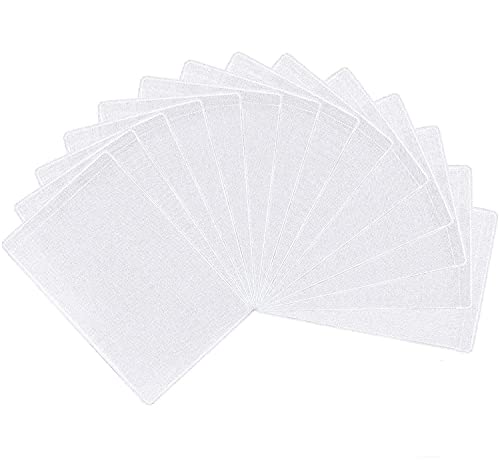 Pochette Carte,80 PCS Porte-cartes de Crédit Transparents Protecteur d'identité Protecteur de Cartes Plastique Manchons de Cartes pour Carte Assurance Carte de Sécurité Permis de Conduire Cover