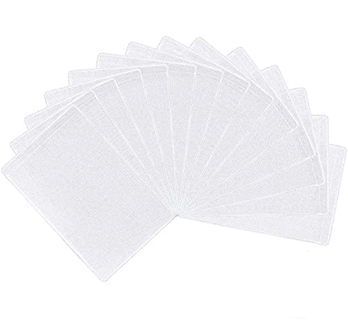 Pochette Carte,80 PCS Porte-cartes de Crédit Transparents Protecteur d'identité Protecteur de Cartes Plastique Manchons de Cartes pour Carte Assurance Carte de Sécurité Permis de Conduire