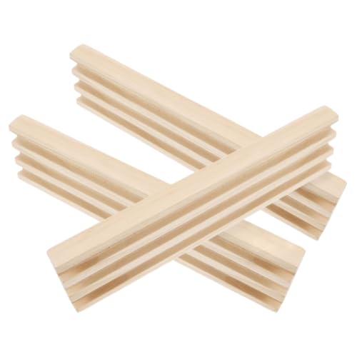 Support de Dominos en Bois Beige pour Train Mexicain lors de vos Soirées en Famille