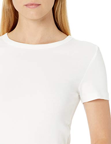 Image of Amazon Essentials Women's Slim-Fit Short-Sleeve Crewneck T-Shirt, Pack of 2