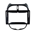 Auto Parts Installation 9 Inch 2 Din Car Dashboard Frame CAR DVD Frame Radio Panel Frame Navigation Panel Fit For Peugeot 206 2000-2010 2 Din Android Easy To Install, Good Match With Car Models