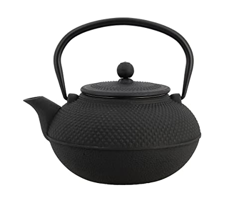 NOVASTYL – Théière en fonte noire OSAKA – 1,5L - Inspirée de l'art japonais - 7321423