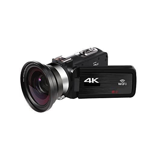 Caméscope vidéo 4K 48MP pour réussir vos vidéos sans flou grâce à l'objectif AF1