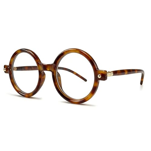 Klfoho Retro Round Blue Light Blocking Glasses for Women Men