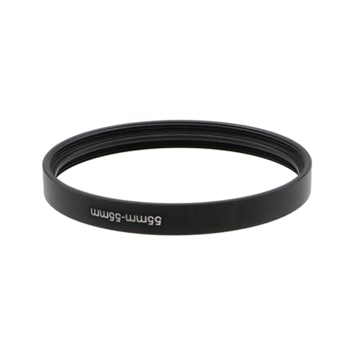 Anillo Adaptador Cámara Hembra a Hembra, Anillo de Acoplamiento Doble para Filtro de Lente 55 mm miniatura 4