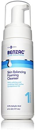 Benzac Skin Balancing Foaming Cleanser, 6 Ounce - Buy Packs and SAVE (Pack of 3)