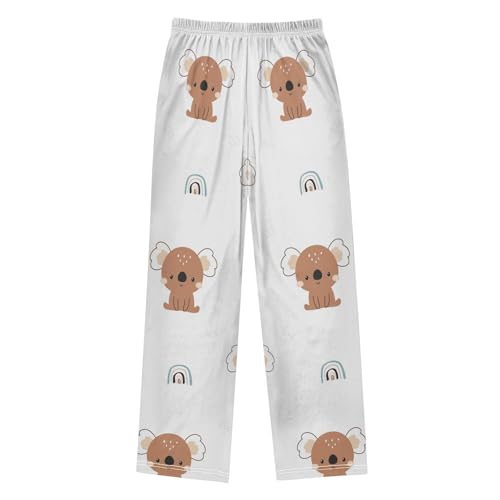 Cute Koalas Boys Pants Boys Athletic Pants Long Pant for Boy with Pockets Wide-Leg Size 6-14Y2