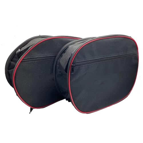 LISROEU Alforjas Moto Maletas Compatible con Yamaha para MT07 para FZ07 para MT09 para FZ09 para FJR1300 para TDM900 para Niken para GT Bolsas Sillín para Motocicleta Almacenamiento Equipaje