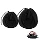 Helmbeutel mit Kordelzug – Motorradhelm Überzug Set – 2 Stück – Große Kapazität – 52x46 cm & 47x43 cm – Schwarz, für Motorradhelm, Fahrradhelme, Skihelme, Basketball, Fitness, Outdoor