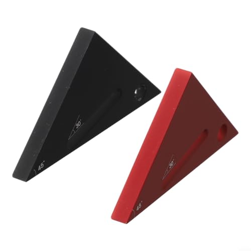 Regla Triangular de Aleación de Aluminio 45 90 Grados miniatura 7