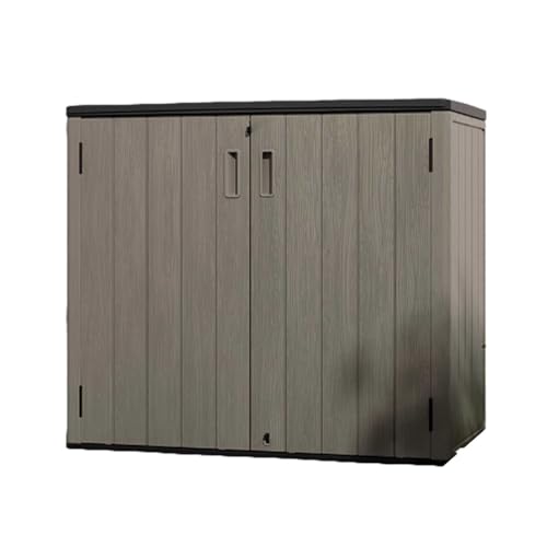 qingshenyi 大容量ロッカー 可動棚付きで高さ自由調整可能 両開きドア全開しやすく ガーデンツールキャンプ用品収納に最適 頑丈設計 屋内屋外対応 大型倉庫 (ショート(棚板なし),イースター)