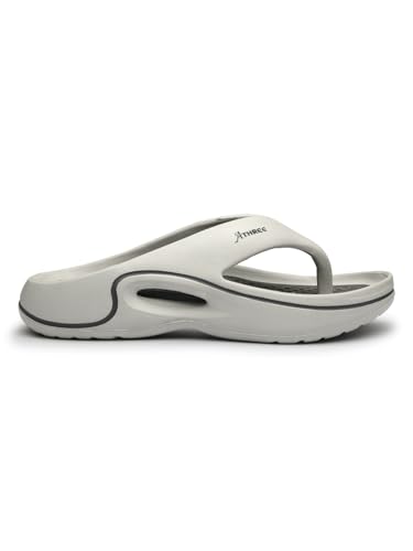 Image of ATHREE Slippers for Man Chappal Daily use Casual Slipper for Mens | Flip Flops for Men | Stylish Gents Sleeper Lightweight & Comfortable Pack of 1