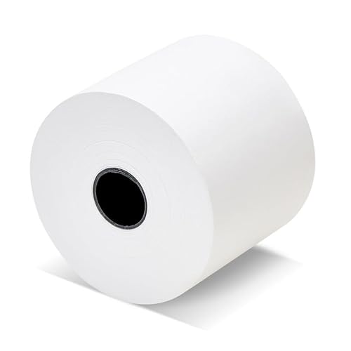 image for PAPER OF AMERICA (6 Rolls) 2 1/4 x 150 ft, White, adding machine tape 