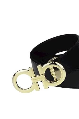 Salvatore Ferragamo Ajustable & Reversible Gancini Belt, Gold Buckle… #TOP3