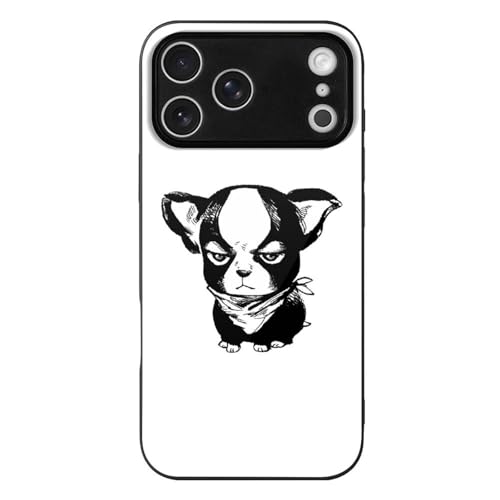 iPhone17Pro Max用ケース ジョジョの奇妙な冒険 イギー iPhone17Pro Max カバー 強化ガラス スマホケース スマホカバー おしゃれ 脱着簡単 携帯ケース 薄型 軽量 アイフォン17Pro Max用ケース
