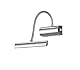 Trio Leuchten LED Wandleuchte Curtis 279770107, Metall Nickel matt, 1x 4 Watt, Flexarm, Dimmer