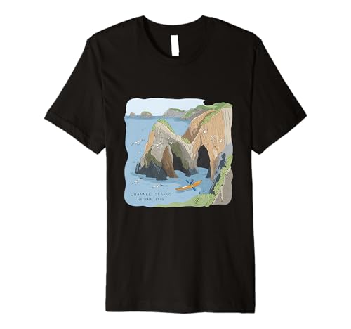 Channel Islands National Park Kayaking Cliff Premium T-Shirt