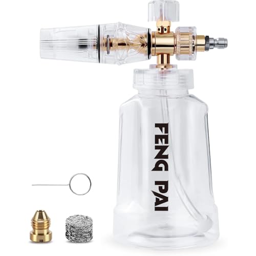Foam Cannon - Pressure Washer Gun with 1/4 Inch Quick Connect and Adjustable Nozzle Car Wash Sprayer...