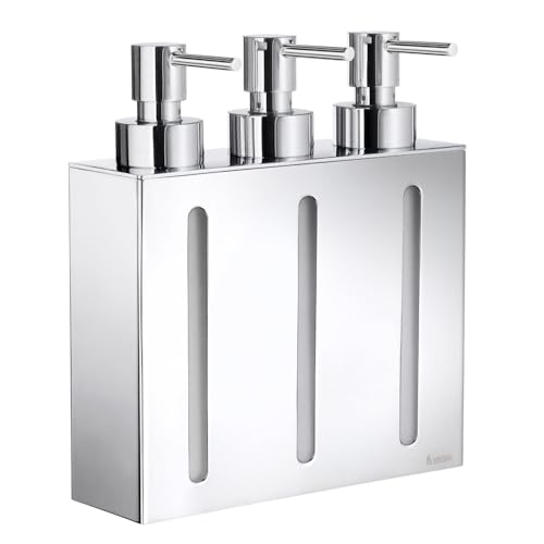 Smedbo SME, Polished Chrome FK259 Soap Dispenser Wallmount, 16.7 x 6 x 21 cm