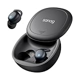 Sanag Wireless Earbuds Bluetooth 5.3 with Mic 28dB Noise Cancelling Earbuds Invisible Mini Sleep Earphones for Side Sleepers 30Hrs Playback Charging Case for Snoring, Yoga, Mediation & Relaxation