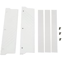 Vikye DDR5 Heatsink, Efficient Memory RAM Cooler, Easy Installation, Fast Heat Conduction, Improve Performance with Aluminum Alloy for MEO PMOAB G White