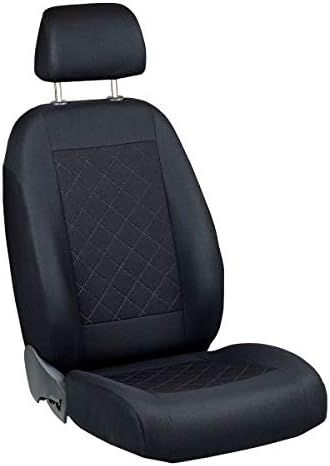 Zakschneider Car seat Cover for Maruti - Driver Seat - Color Premium Black Quilted Squares