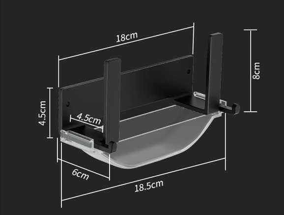 Miniatura 6 de Estante de tapa de olla montado en la pared, estante de tabla de cortar, estante de almacenamiento de cubierta de olla de acero al carbono