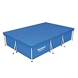 Cobertor para piscina rectangular. - Medidas cobertor: 304 x 205 cm. - Equipado con cuerdas para cerrar correctamente la tapa - Peso: 0,8 kg.