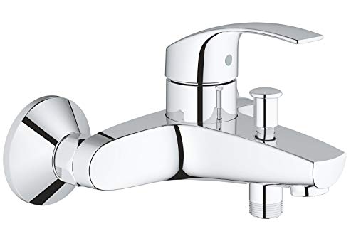 Grohe Eurosmart - Grifo para Baño y Ducha, Inversor Automático, Tecnología Grohe SilkMove (Ref. 33300002),Cromo