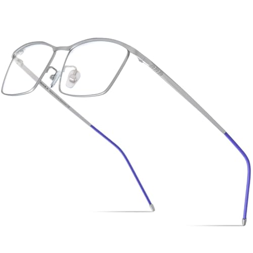 Image of FONEX Colorful Pure Titanium Glasses Frame Women Retro Round Eyeglasses