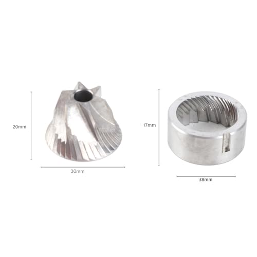 Kit de núcleo de molienda de disco para molinillo de café que soluciona el corte irregular del grano 4